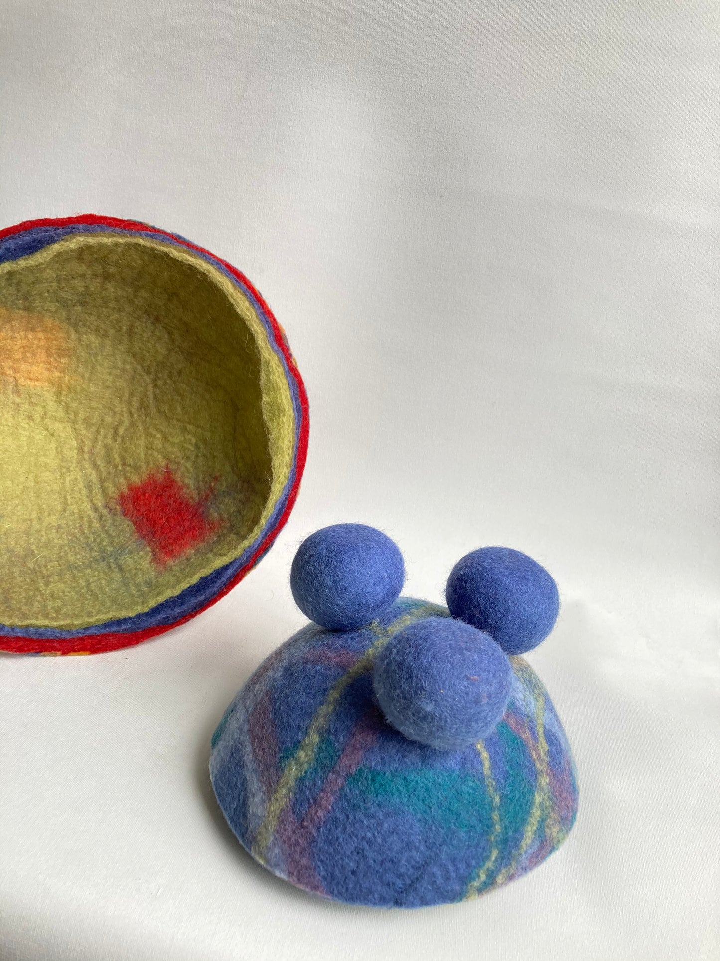 Layered Felt Bowls/Soft Sculptures