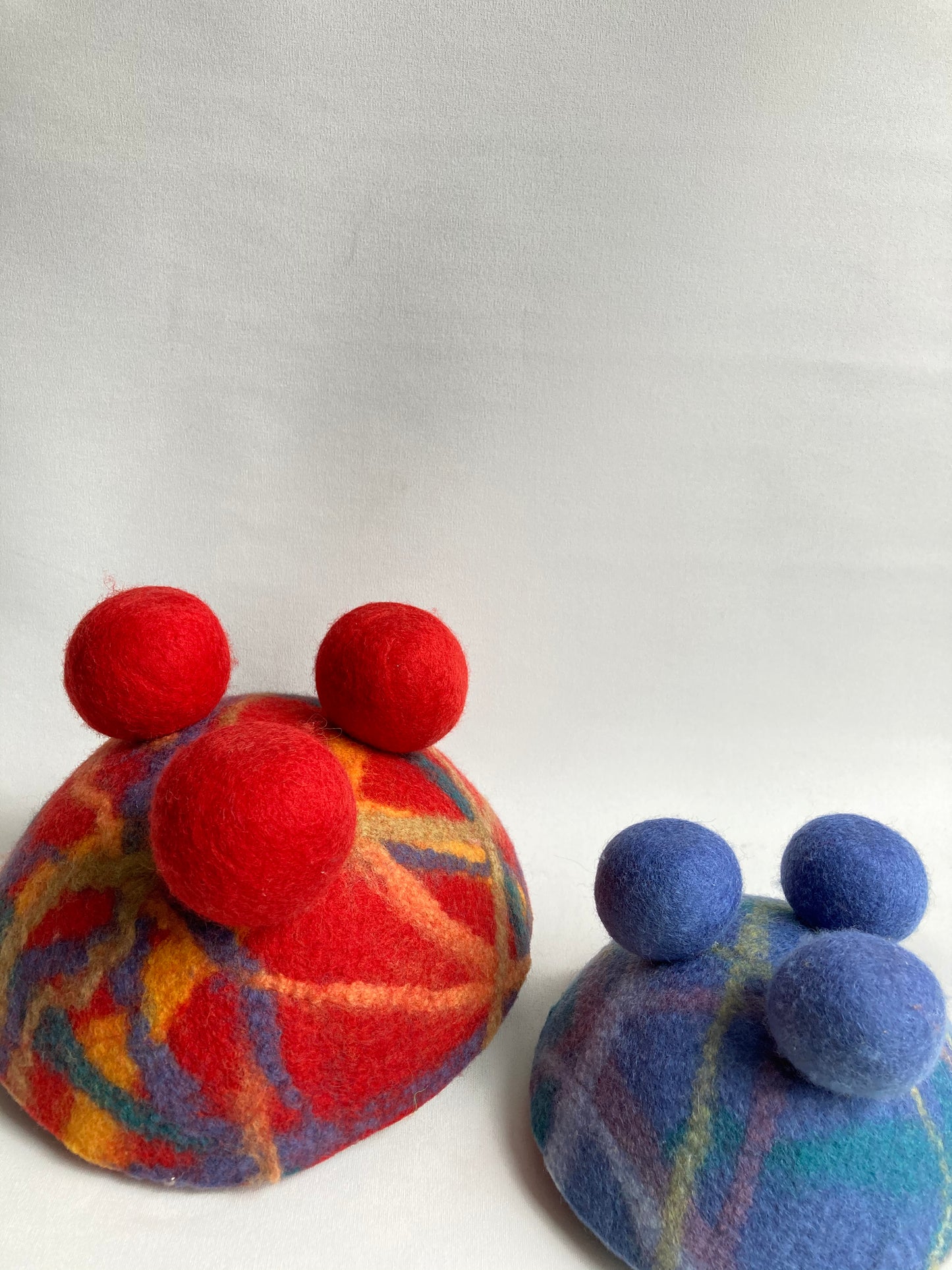 Layered Felt Bowls/Soft Sculptures