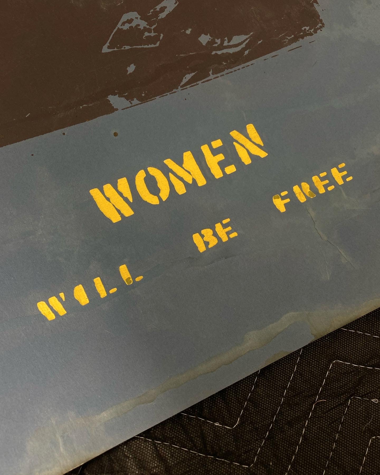 'Women Will Be Free' Protest Poster