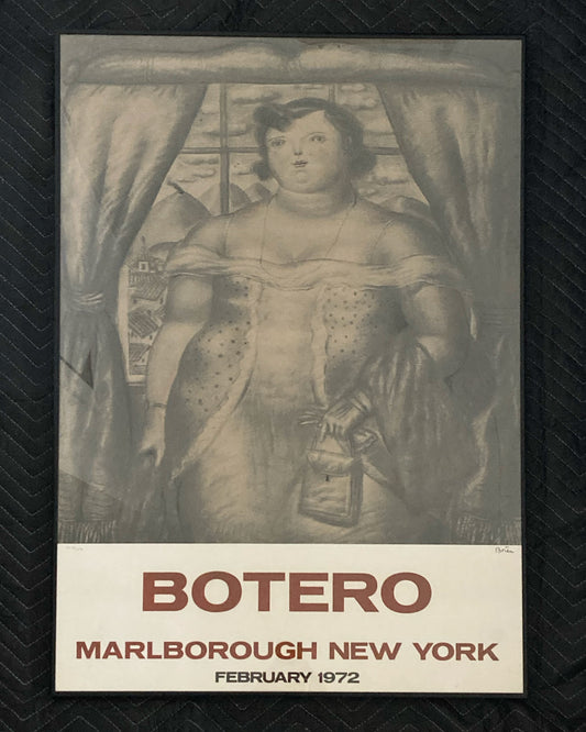 Fernando Botero 1972 Poster for Marlborough